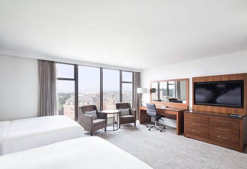２ダブルベッドのスタンダードルーム, Doubletree By Hilton Hotel & Suites Victoria
