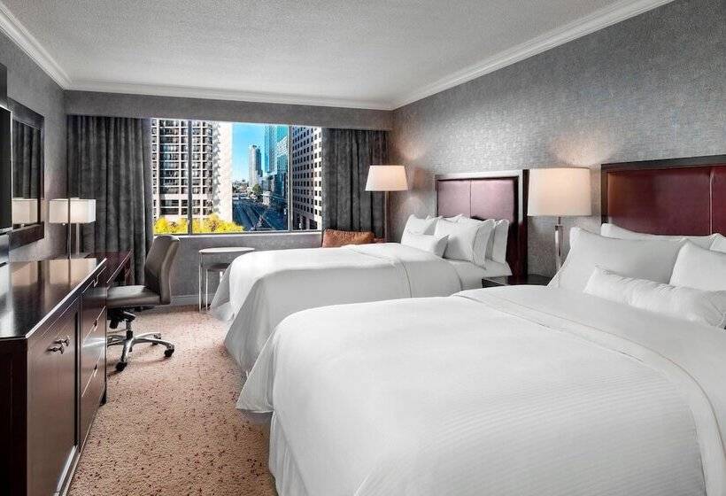 חדר סטנדרט שתי מיטות זוגיות, The Westin Harbour Castle, Toronto