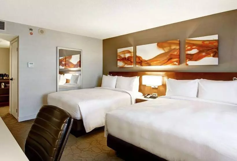 ２ダブルベッドのスタンダードルーム, Hilton Mississauga/meadowvale