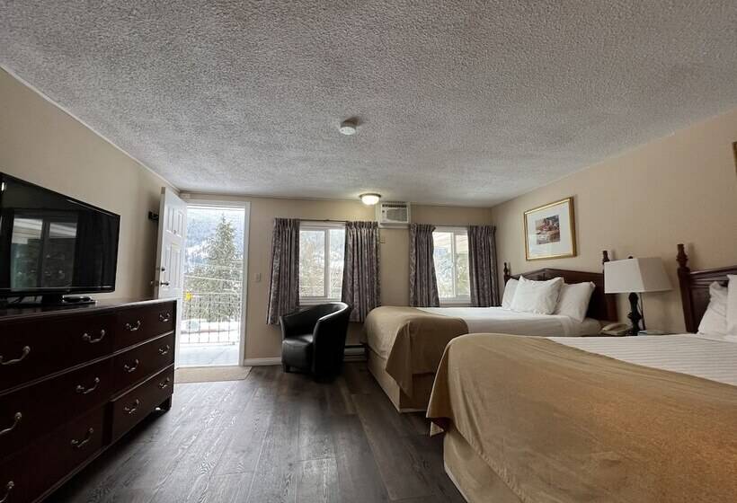 غرفه قياسيه سريرين مزدوجين, Villa Motel