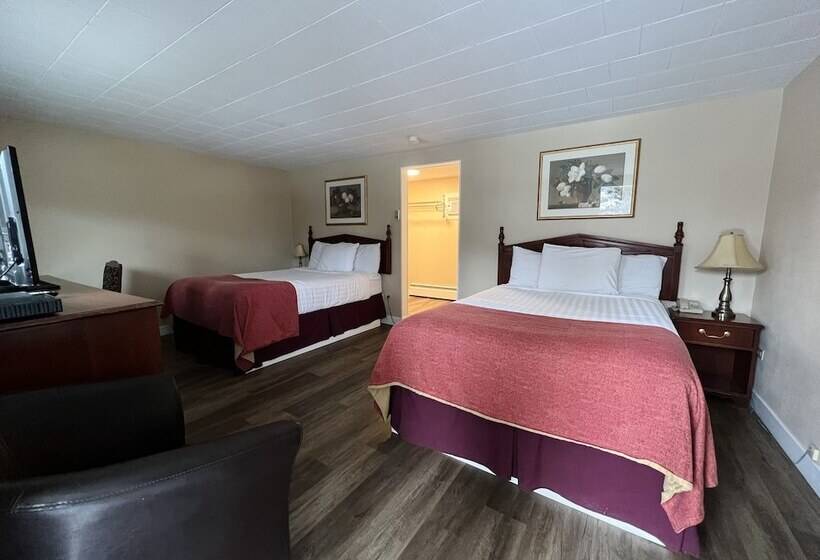 غرفه قياسيه سريرين مزدوجين, Villa Motel