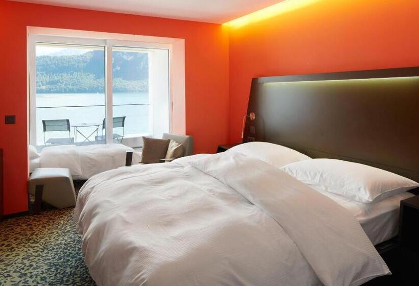 Superior room with lake view, Campus Hotel Hertenstein
