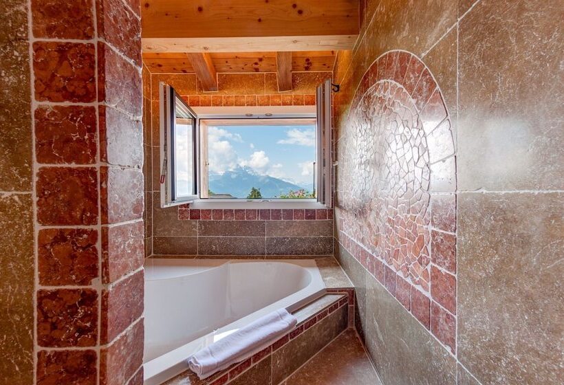 سوییت جونیور با بالکن, Alpe Fleurie Hôtel & Restaurant