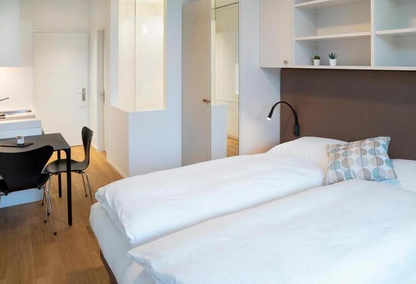 1ベッドルームアパートメントをつなぐ, Campus Hotel Hertenstein