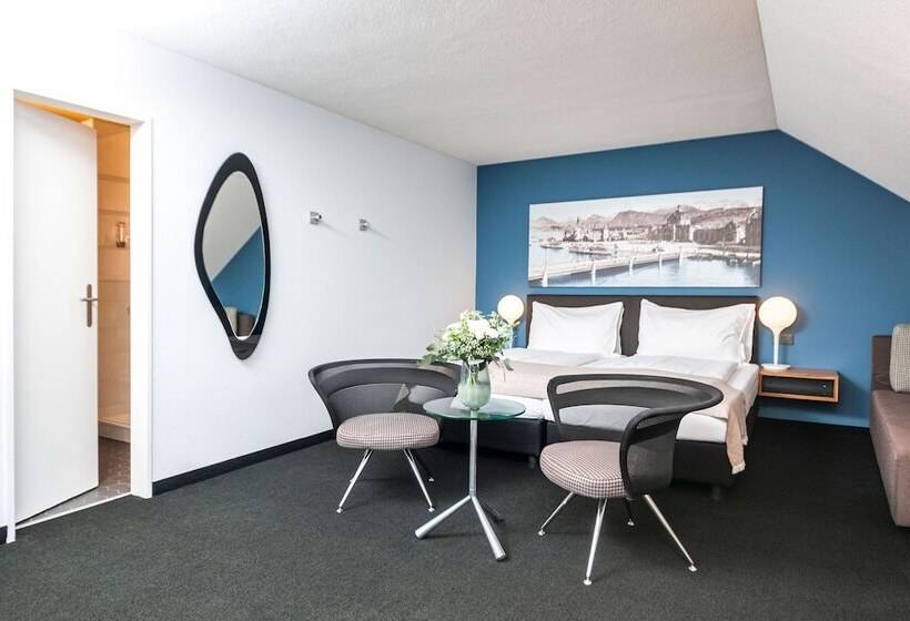 סוויטת ג'וניור נוף לאגם, Seehotel Kastanienbaum