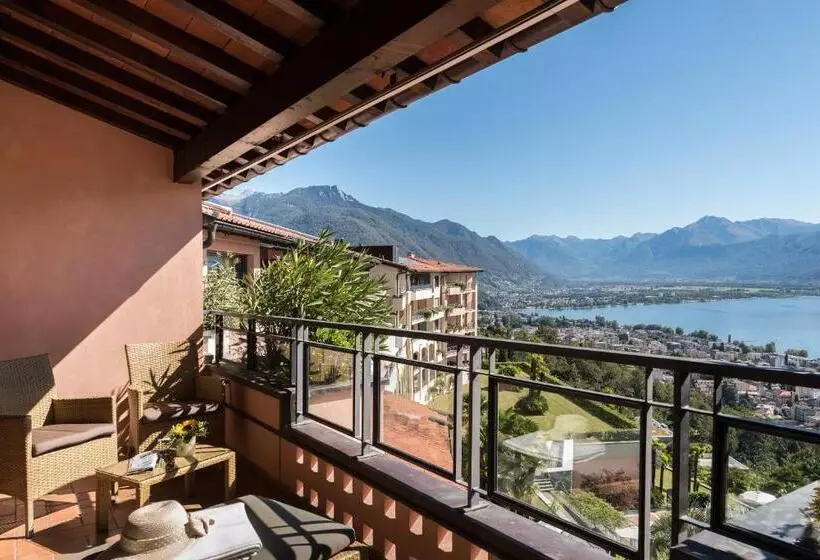 Suite with lake view, Villa Orselina Small Luxury