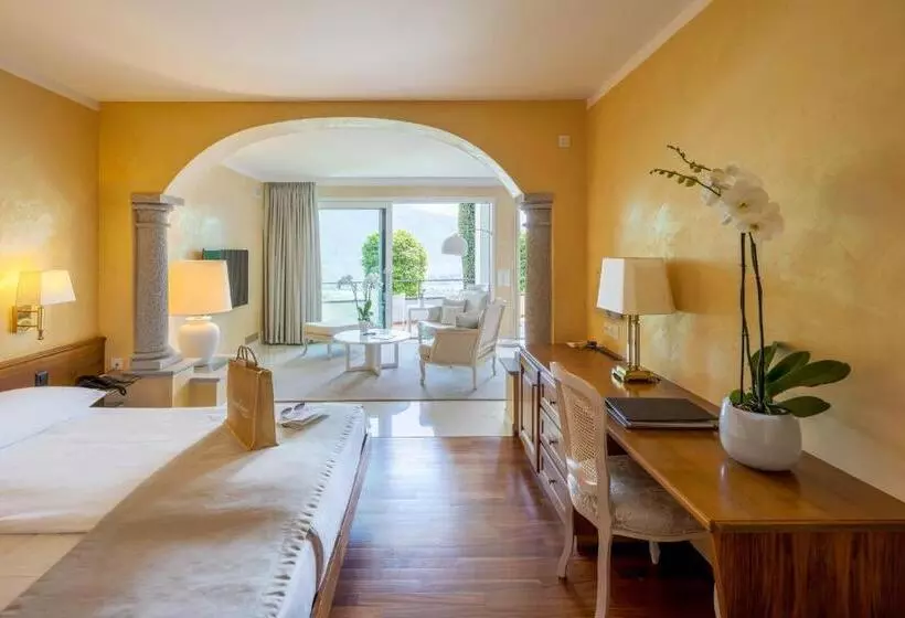Suite with lake view, Villa Orselina Small Luxury