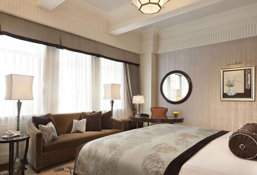 스탠다드 룸 킹사이즈 침대, Fairmont Peace Hotel On The Bund