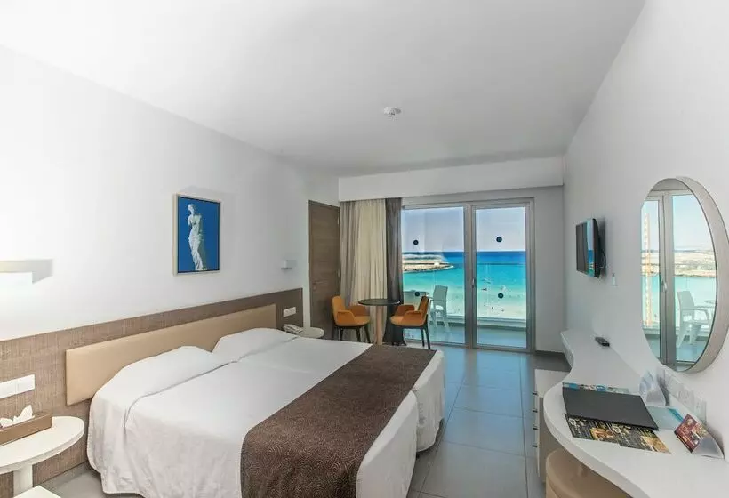 اتاق لوکس با چشم‌انداز دریا, Vassos Nissi Plage Hotel & Spa