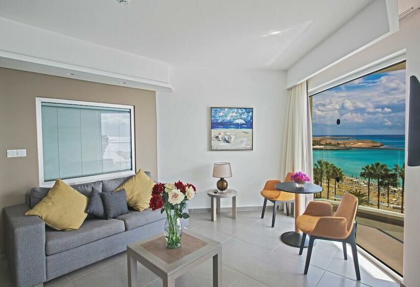 디럭스 스위트 바다 전망, Vassos Nissi Plage Hotel & Spa