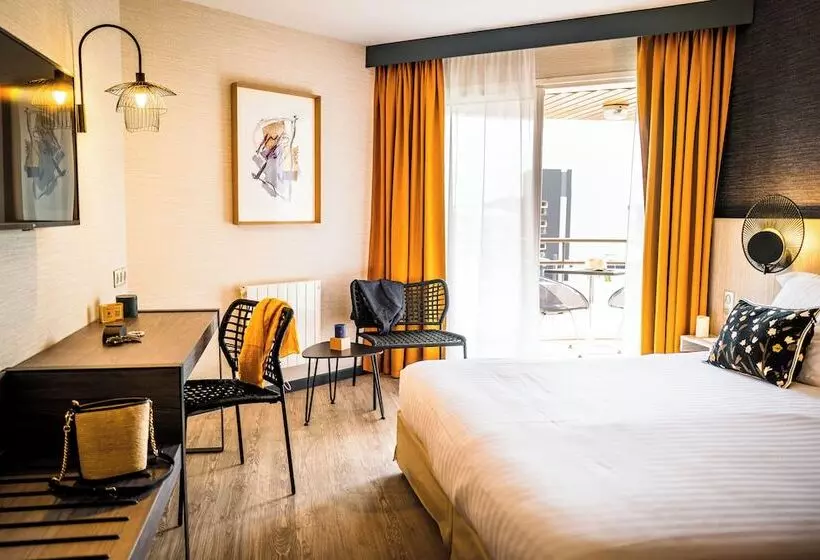 اتاق سوپریور با بالکن, Hôtel Valdys Thalasso & Spa   Les Pins