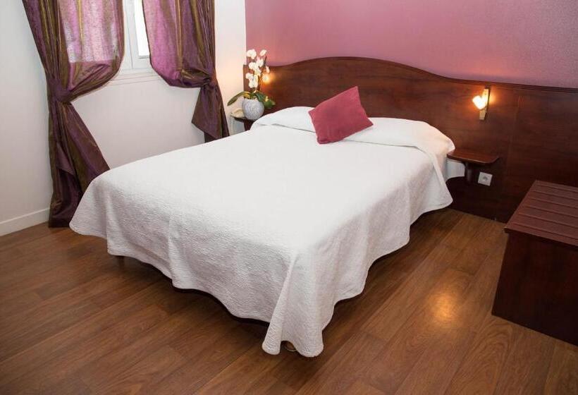 غرفة قياسية مطلة على المدينة, Hôtel De France Vire