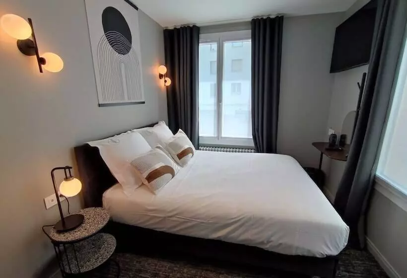 اتاق استاندارد یک نفره, Hôtel Paulette Rouen Centre Cathédrale