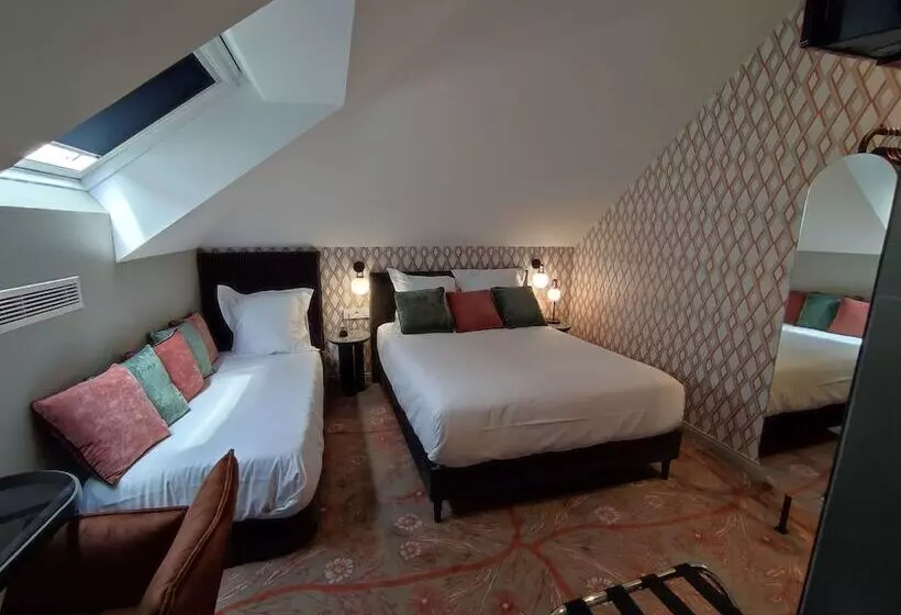اتاق استاندارد سه نفره, Hôtel Paulette Rouen Centre Cathédrale