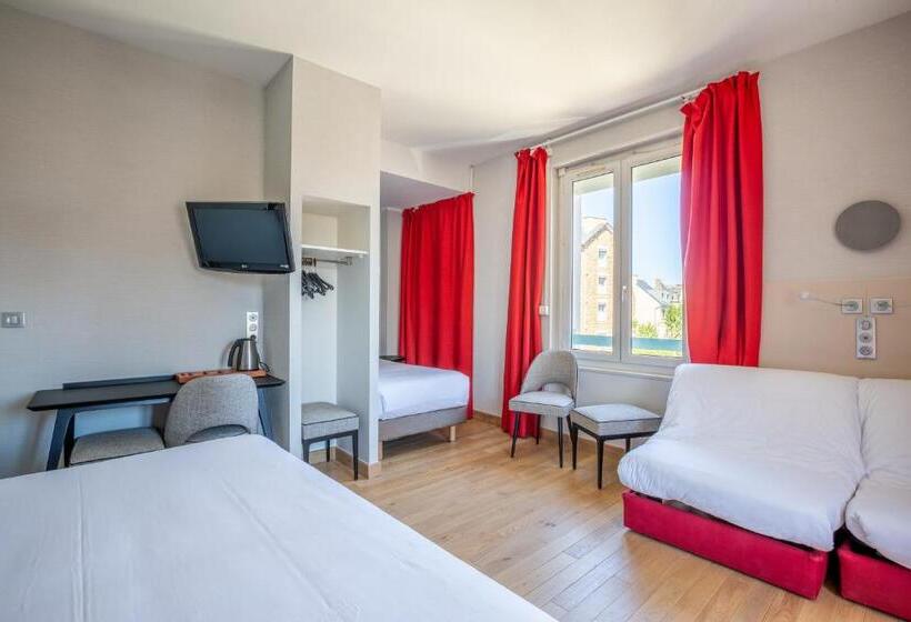 غرفة عادية خماسية, Kyriad Saint Malo Centre Plage