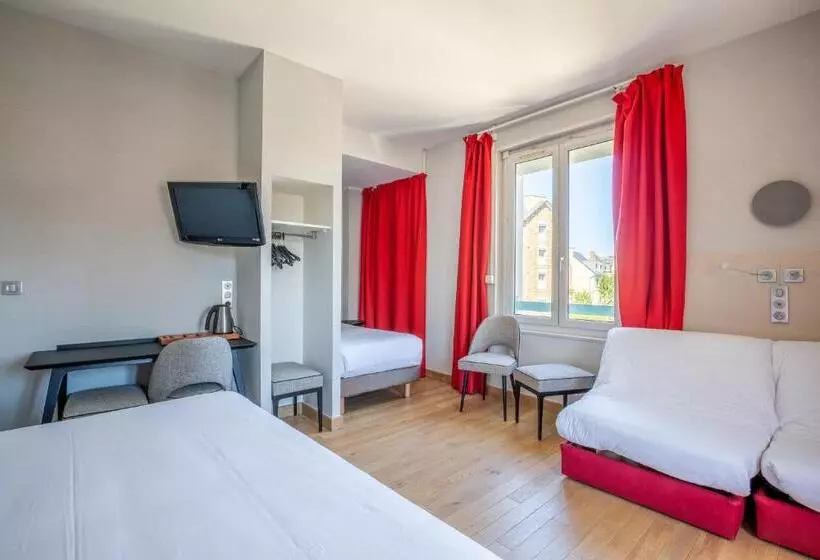 スタンダード5人部屋, Kyriad Saint Malo Centre Plage