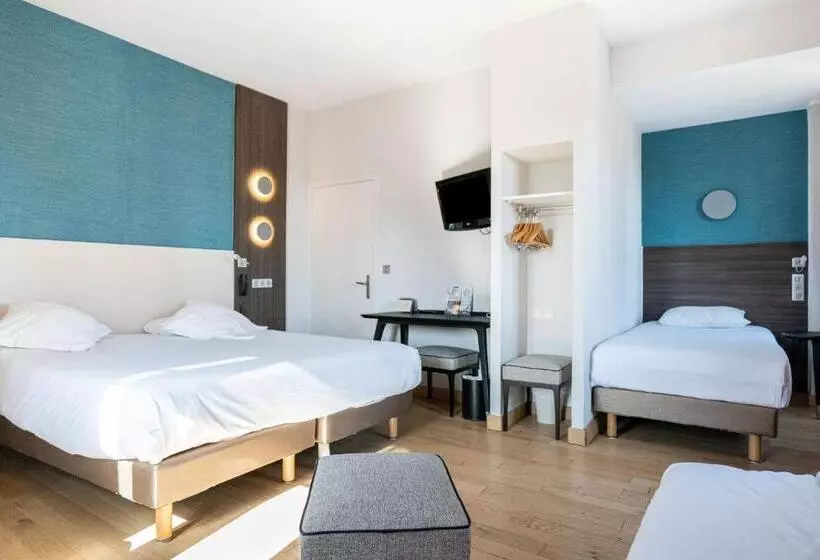 スタンダード5人部屋, Kyriad Saint Malo Centre Plage