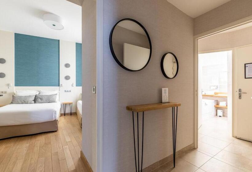 Apartament 1 Sypialnia Widok Morze, Kyriad Saint Malo Centre Plage