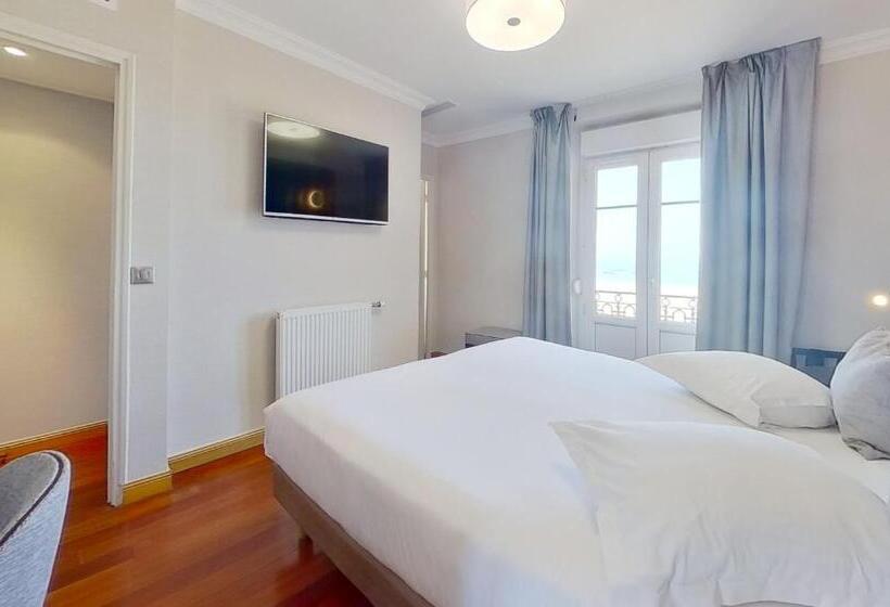 غرفة سوبيريور مطلّة علي البحر, Kyriad Saint Malo Centre Plage