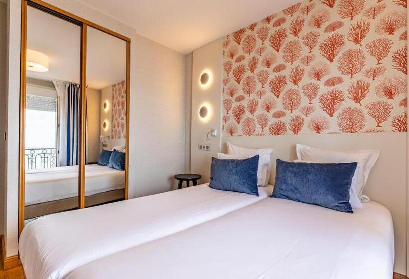 غرفة قياسية مطلّة علي البحر, Kyriad Saint Malo Centre Plage