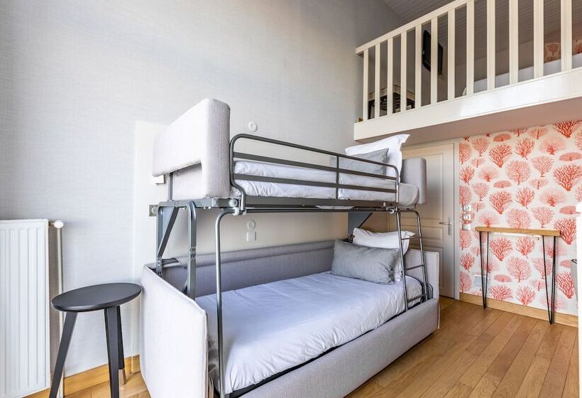 غرفة دوبلكس, Kyriad Saint Malo Centre Plage
