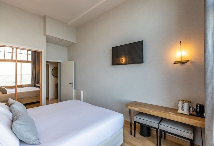 شقة غرفة واحدة مطلة على البحر, Kyriad Saint Malo Centre Plage