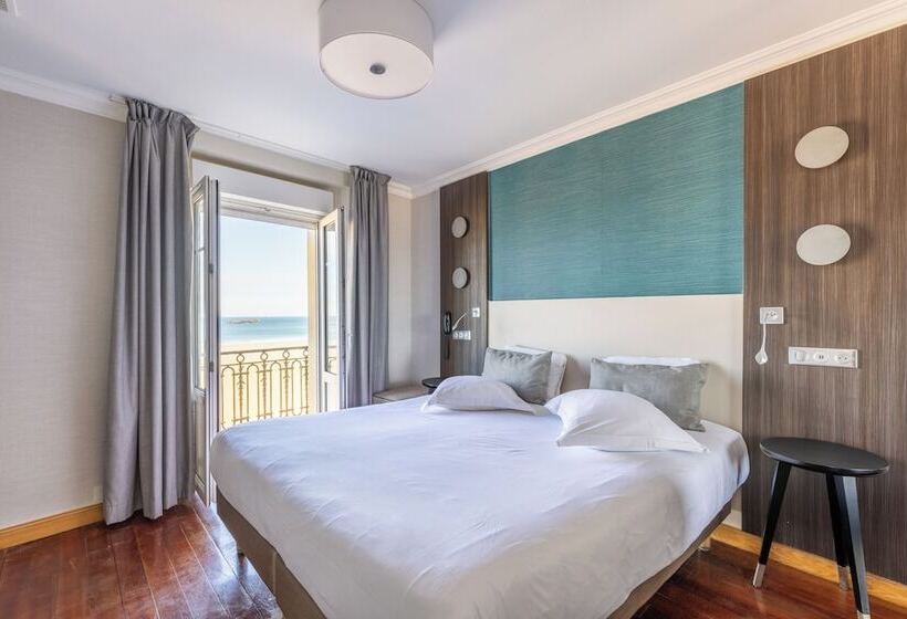 غرفة سوبيريور مطلّة علي البحر, Kyriad Saint Malo Centre Plage