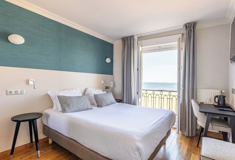 غرفة قياسية مطلّة علي البحر, Kyriad Saint Malo Centre Plage