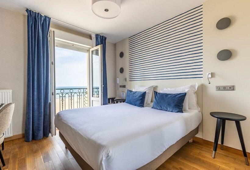 غرفة قياسية مطلّة علي البحر, Kyriad Saint Malo Centre Plage