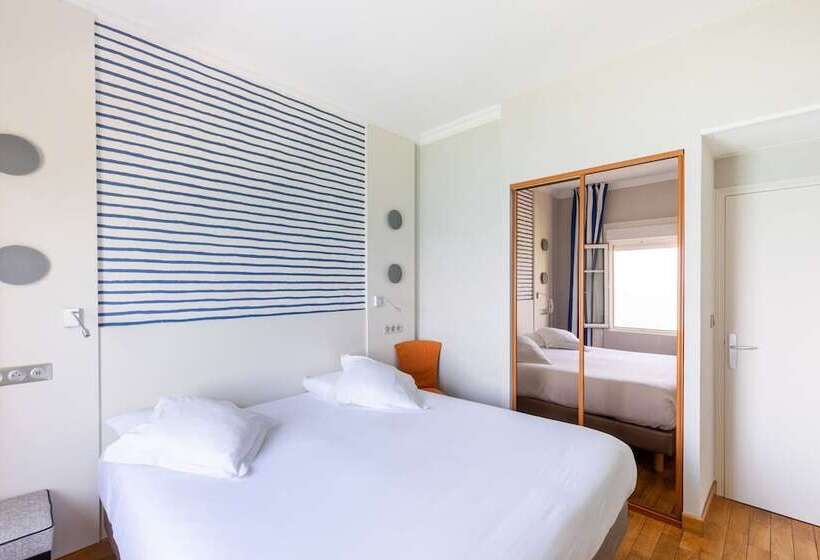 غرفة قياسية مطلّة علي البحر, Kyriad Saint Malo Centre Plage