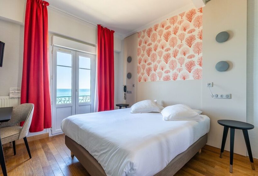 غرفة قياسية مطلّة علي البحر, Kyriad Saint Malo Centre Plage