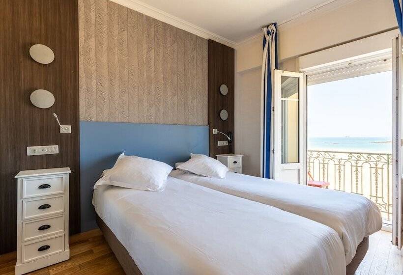 غرفة قياسية مطلّة علي البحر, Kyriad Saint Malo Centre Plage