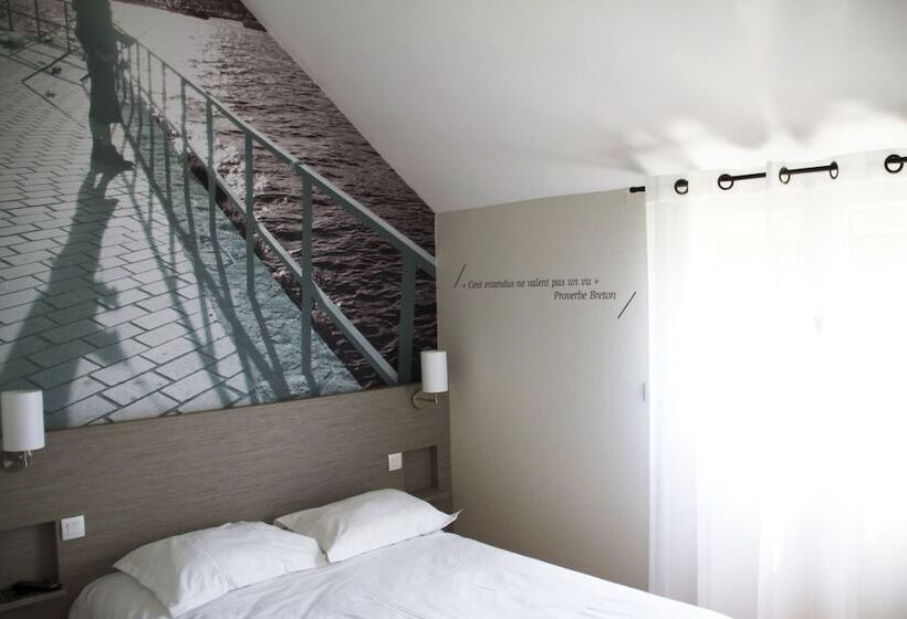 스탠다드 룸, Logis, Hôtel Au Chêne Vert, Saint Brieuc Nord