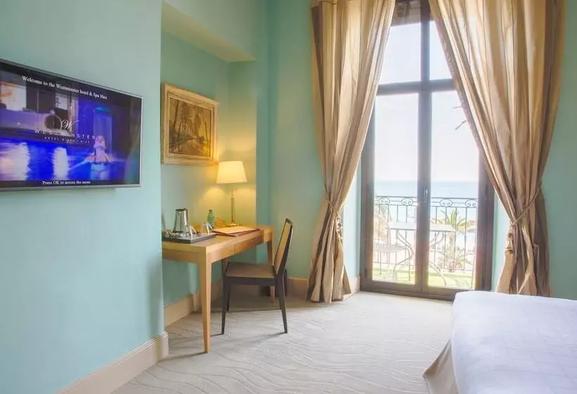 اتاق سوپریور با چشم‌انداز دریا و بالکن, Westminster Hotel & Spa Nice