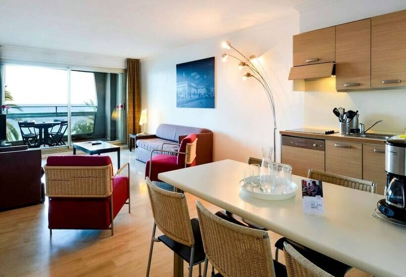 침실 1개 바다 전망 아파트, Aparthotel Adagio Nice Promenade Des Anglais