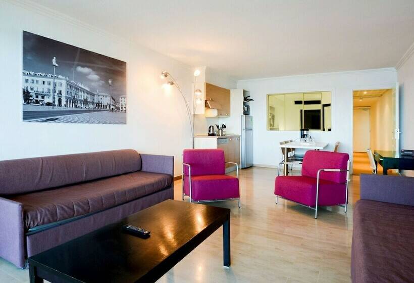 דירת חדר נוף לים, Aparthotel Adagio Nice Promenade Des Anglais