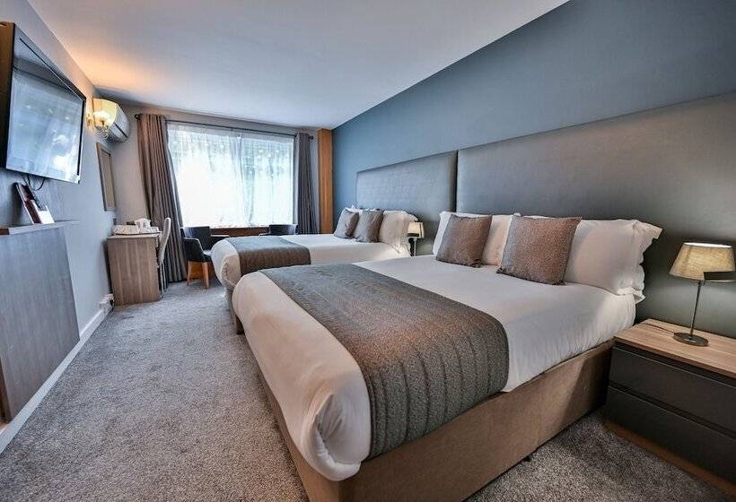 4인용 스탠다드 룸, Kensington Court Hotel   Earls Court