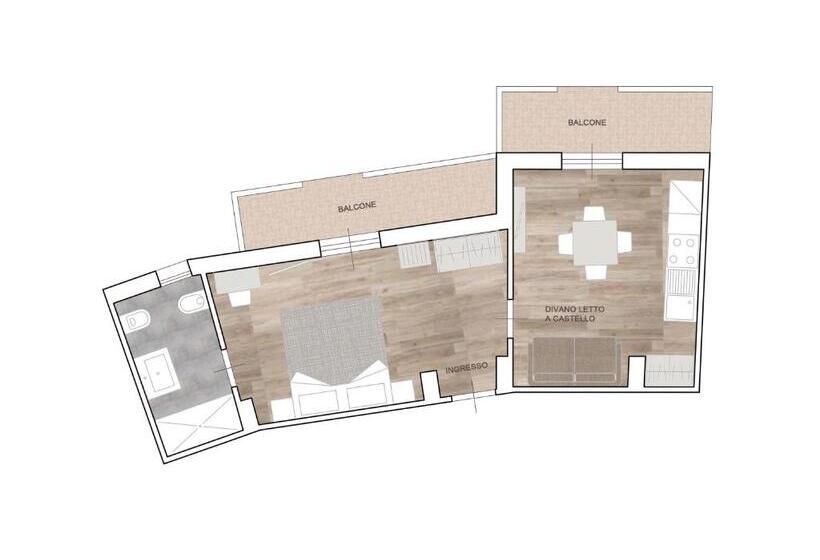 شقة غرفة واحدة, Schiller