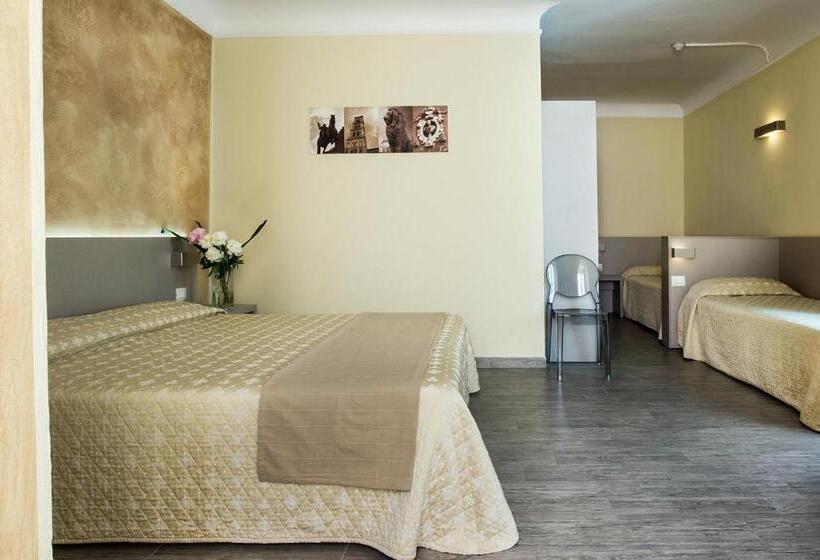 اتاق استاندارد چهار تخته, Albergo Firenze