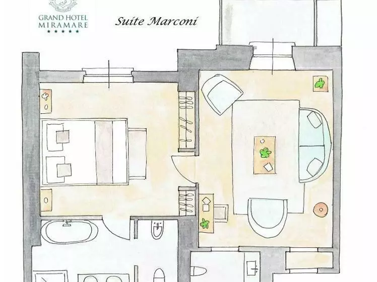 Suite Vista Mare, Grand Hotel Miramare