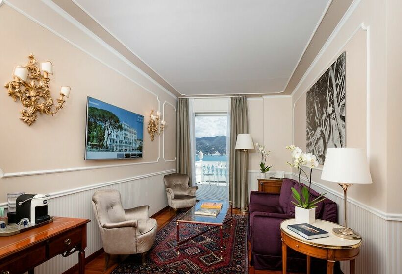 סוויטת דלוקס נוף לים, Grand Hotel Miramare