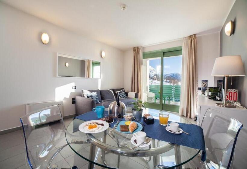 1 Bedroom Apartment Mountain View, Th Sestriere   Villaggio Olimpico