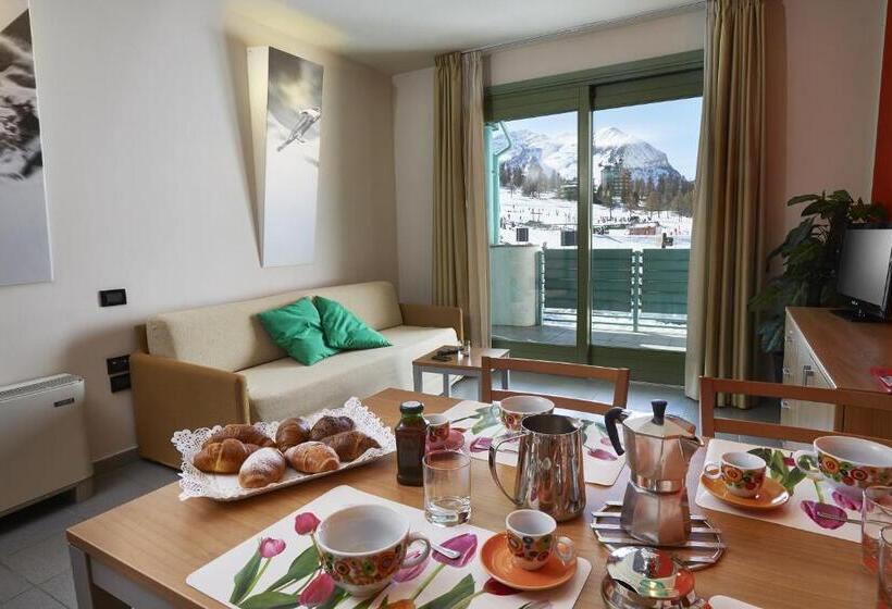 شقة بغرفة نوم واحدة, Th Sestriere   Villaggio Olimpico