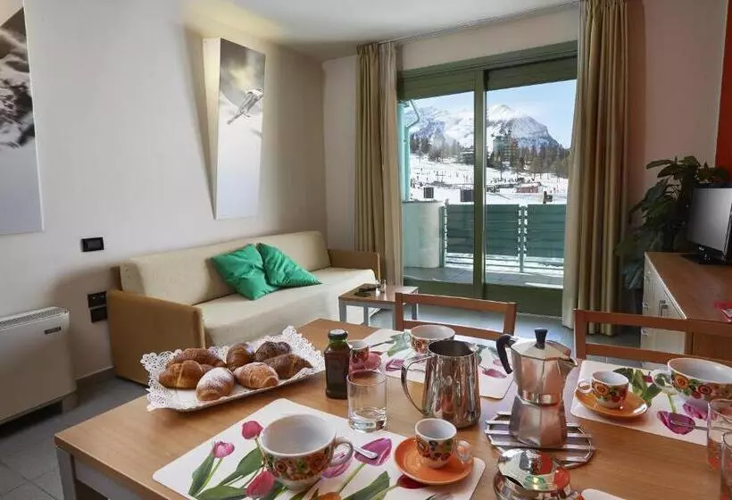 1 Bedroom Apartment Mountain View, Th Sestriere   Villaggio Olimpico