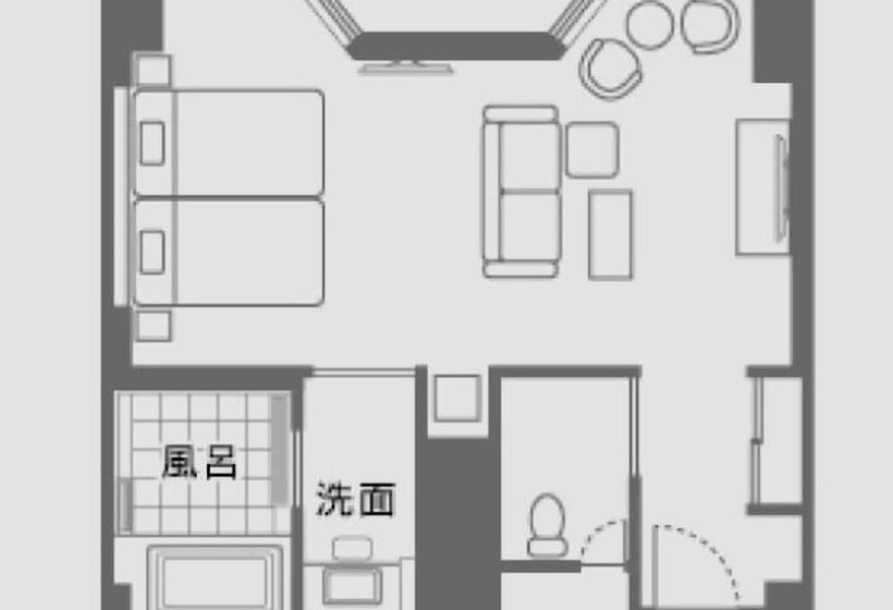 חדר סופריור, Noboribetsu Grand