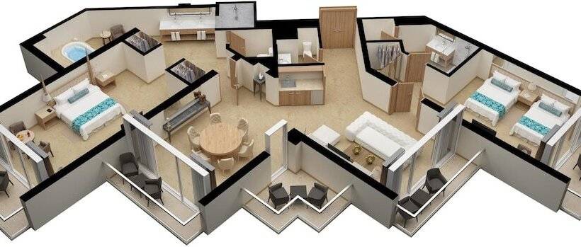 プレシデンシャルスイート２ベッドルーム, Moon Palace Jamaica   All Inclusive