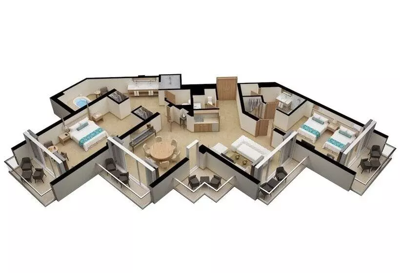 سوئیت ریاست جمهوری 2 خوابه, Moon Palace Jamaica   All Inclusive