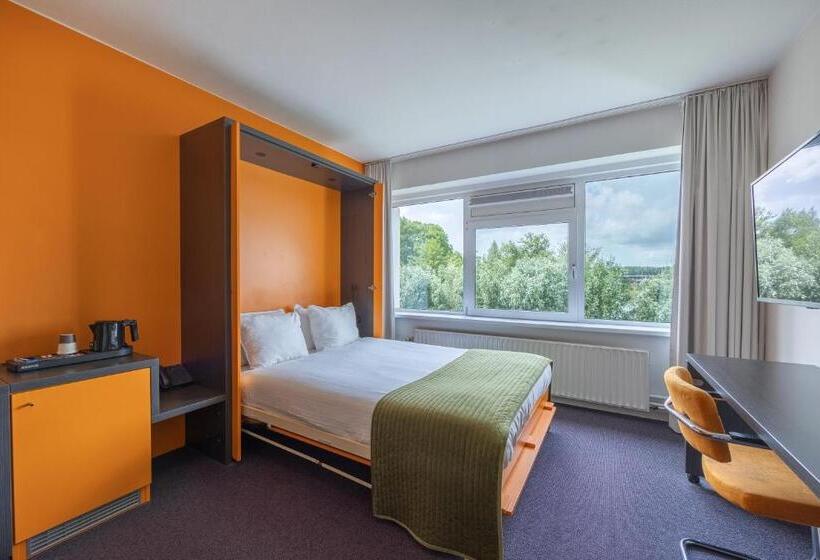 חדר סטנדרטי יחיד עם נוף לים, Amrâth Airport Hotel Rotterdam