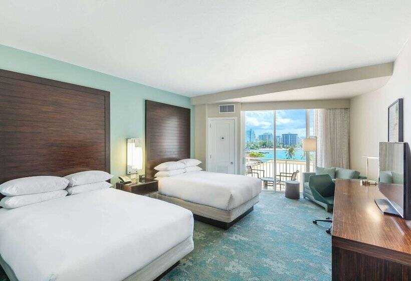اتاق استاندارد با 2 تخت دوبل, Caribe Hilton