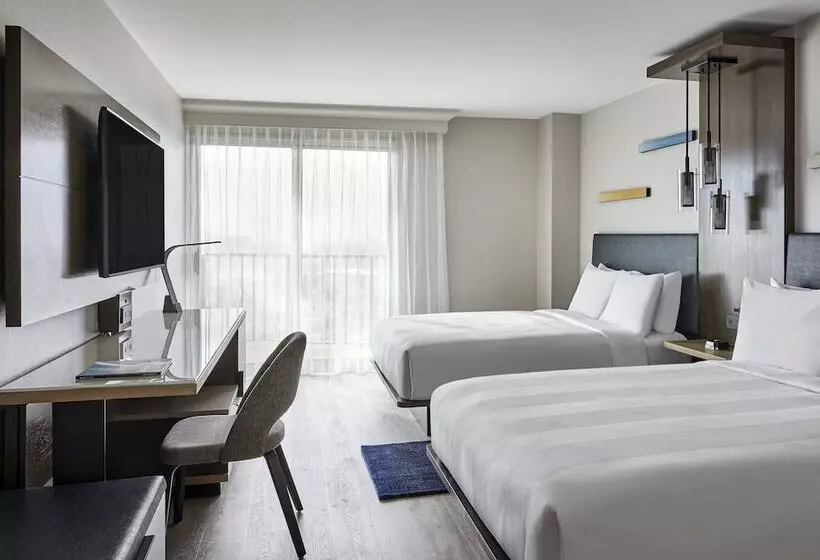 اتاق استاندارد با 2 تخت دوبل, Anaheim Marriott